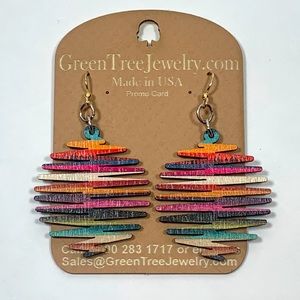 Green Tree Jewelry Earrings